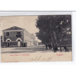 CAGLIARI BAGNO PENALE S.BARTOLOMEO VIAGGIATA 1901 RARA